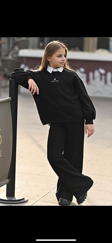 жынсы куртка: Детский/подростковый костюм- CLEVER wear: свитшот + брюки. - Унисекс — 3