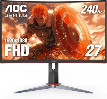 maşın üçün monitorlar: AOC Gaming G2 Series C27G2Z Monitor - Satılır! 🖥️ Model: AOC Gaming