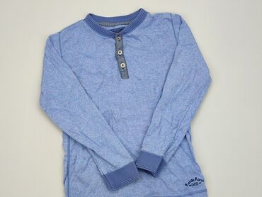 bluzka z aksamitu: Bluzka, H&M, 8 lat, 122-128 cm, stan - Dobry