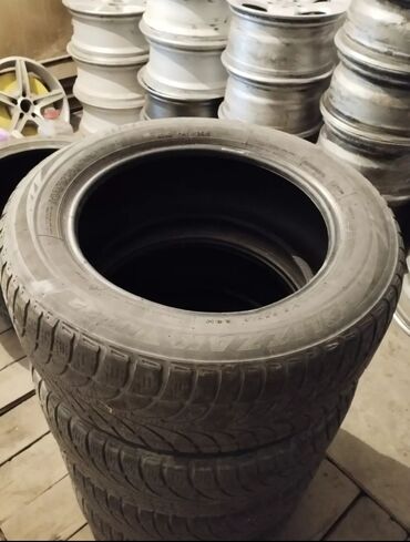 Диски: Шины 215 / 55 / R 16, Зима, Б/у, Комплект, Легковые, Франция, Bridgestone