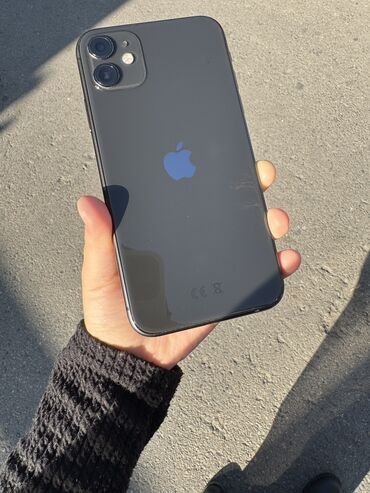 айфон 11 проь: IPhone 11, Б/у, 128 ГБ, Черный, Защитное стекло, Чехол, Коробка, 70 %