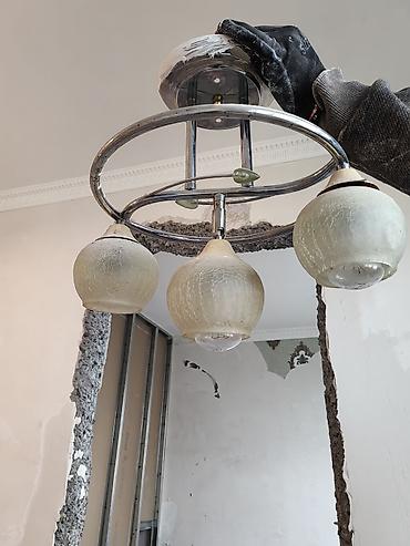 led: Çılçıraq, 3 lampa, Metal — 1