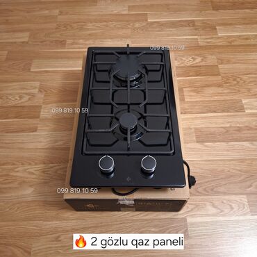 qaz pilteleri: Плита Ezel, Газовая, Настольная, 2 конфорки, Новый