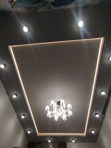 Натяжной потолок: Натяжной потолок Матовое, 3D потолки, Глянцевое Гарантия, Монтаж, Бесплатная консультация — 3