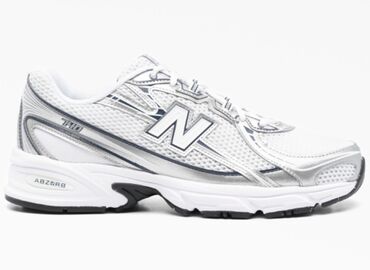 обувь женская большие размеры: Кроссовки, 37, New Balance, Новый, цвет - Белый, Платная доставка, Бесплатная доставка