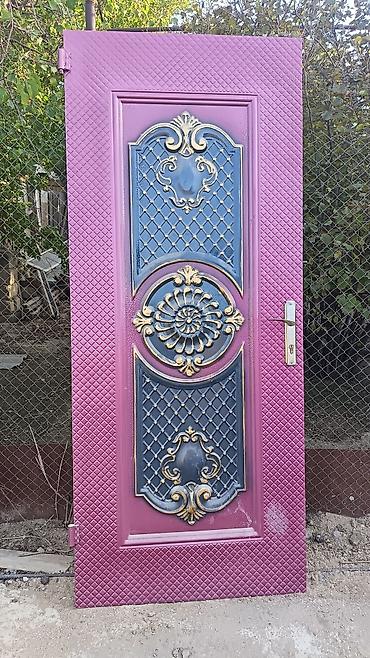 Təmir və tikinti: Metal qapı – dekorativ naxışlı, çərçivə ilə birlikdə - Material: tam — 2