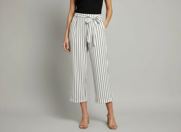 spodnie f f: Amisu, Material trousers for women, size S