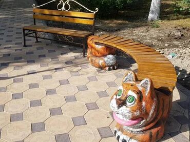 Мангалы: Представляем вам нашу уникальную скамейку в форме кота – прекрасное