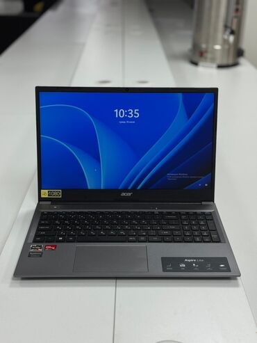 системный блок компьютера: Ноутбук, Acer, 16 ГБ ОЭТ, AMD Ryzen 7, 15.6 ", Колдонулган, Татаал эмес тапшырмалар үчүн, эс тутум SSD