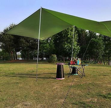 Палатки: Тент навес для авто багажника и выездов на природу Размер 4.4 на 2 м — 4