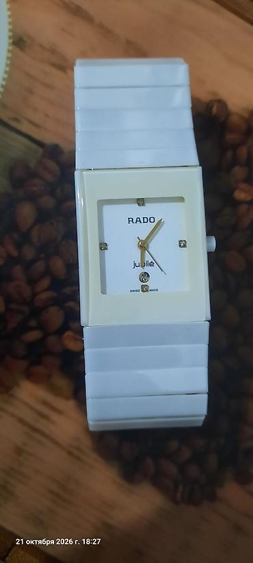 tsunami xl: Часы RADO Jubile (Swiss Made), белая керамика - Корпус и браслет из — 1