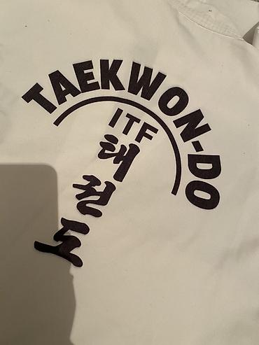 tech flecee: Добок для тхэквондо ITF - Официальная вышивка ITF на груди: логотип — 5