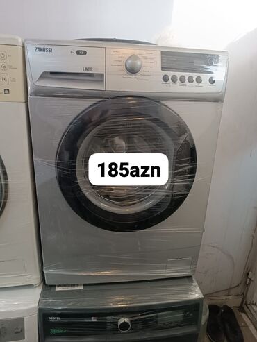 Plitələr və bişirmə panelləri: Paltaryuyan maşın Zanussi, 6 kq, İşlənmiş, Avtomat, Ünvandan götürmə, Ödənişli çatdırılma