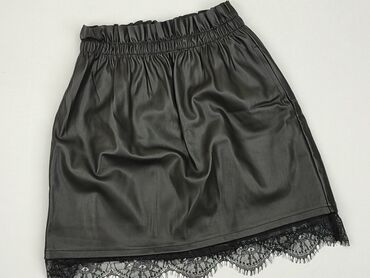 czarne trapezowe spódnice midi: Spódnica, SinSay, S, stan - Dobry