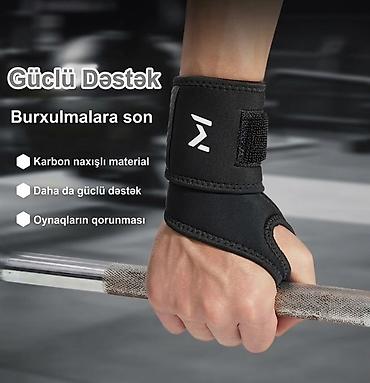 ney: Bench Press üçün Bilək Dəstəkləri – 2 ədəd dəst - Karbon naxışlı — 1