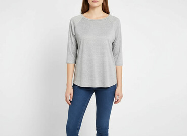 hm szary sweter: H&M, Women's blouse, size XS