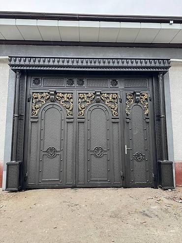 Распашные ворота: Кованые и стальные уличные ворота и калитки под заказ. - Широкий — 11