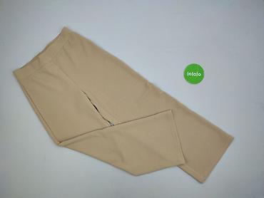 beige color: Spodnie materiałowe damskie, rozmiar S — 2