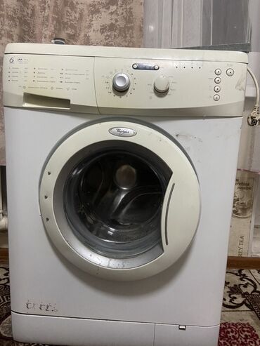 сушилка для слива: Кир жуучу машина Whirlpool, Колдонулган, Автомат, 6 кг чейин, Компакттуу