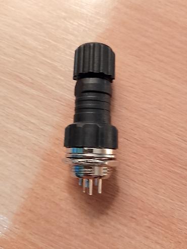 box za kljuceve: Avionski konektor, plastično kućište, 3 pina, navok za pričvršćenje — 1