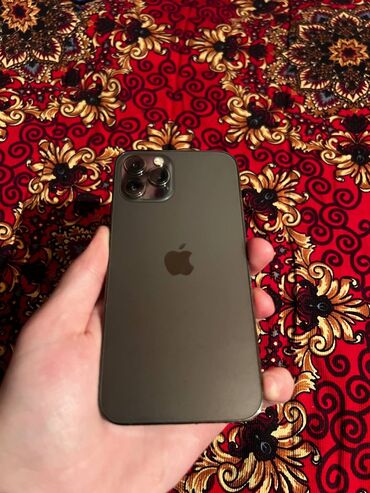 Apple iPhone: IPhone 12 Pro, Б/у, 128 ГБ, Black Titanium, 81 % — 2