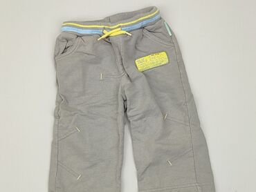 szare legginsy z wysokim stanem: Spodnie dresowe, Coccodrillo, 6-9 m, stan - Dobry