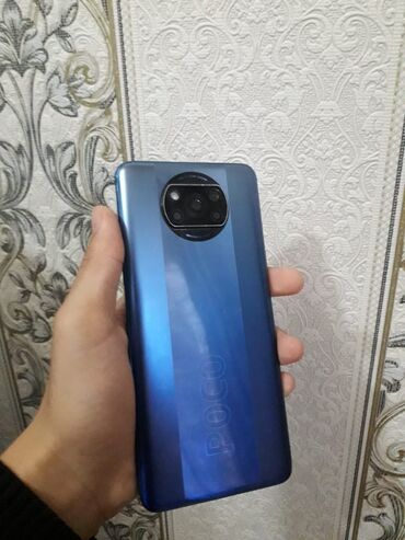 хороший телефон: Poco X3 NFC, Б/у, 128 ГБ, цвет - Синий, 2 SIM