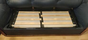 Ostali nameštaj: Na prodaju trosed i dve fotelje, teget boja, trosed je na razvlacenje — 13