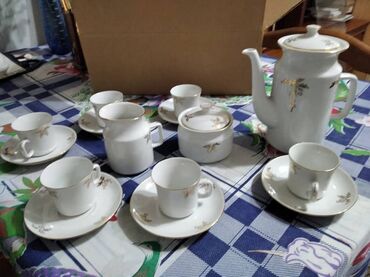 сервизы чайные: Кофейный сервиз (чешский, времён СССР)