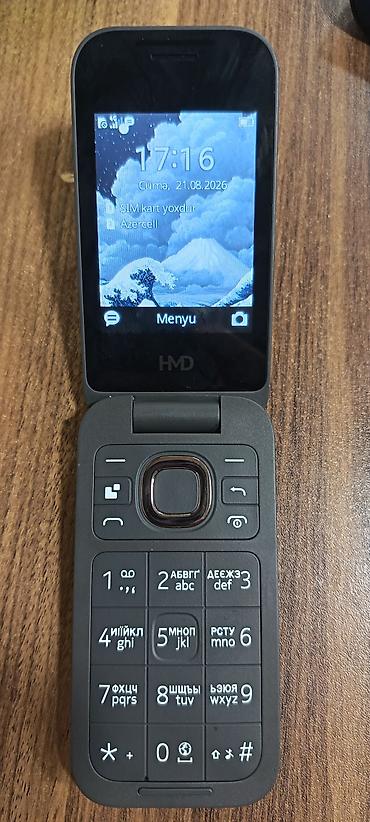 mini radio: HMD Flip mobil telefon - Telefon yenidir. Çox az istifadə olunub - — 3