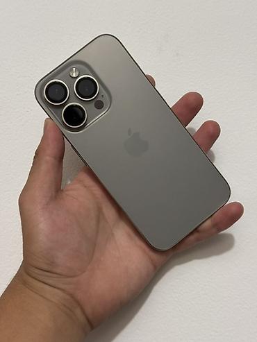 apple iphone 13 pro: IPhone 15 Pro, Б/у, 256 ГБ, Natural Titanium, Защитное стекло, Чехол, 94 % — 4