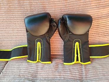 Borilački sportovi: Lonsdale X-Lite bokserske rukavice Black/Lime – NOVE Prodajem nove — 4