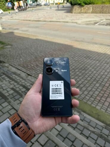 рос номер: Redmi, Redmi Note 13, Б/у, 256 ГБ, цвет - Черный, 2 SIM