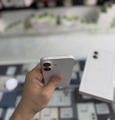 Мобильные телефоны и аксессуары: IPhone 16, 128 ГБ, Белый, Гарантия, Беспроводная зарядка, Face ID — 5