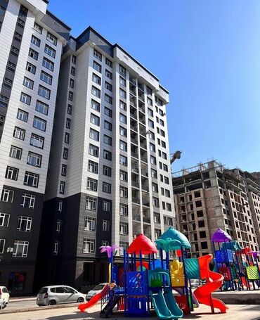 квартира в районе ахунбаева: 1 комната, 42 м², Элитка, 12 этаж, ПСО (под самоотделку)
