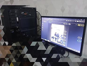 dell 7577: Комплект: системный блок (в процессе сборки) + монитор AOC. Монитор — 1