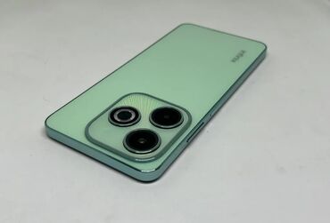 телефон для пожилых: Infinix HOT 50i, Б/у, 256 ГБ, цвет - Зеленый, 2 SIM