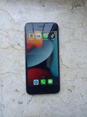 Apple iPhone: IPhone 6, 16 GB, White Titanium, Barmaq izi, Face ID