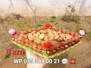 Xonçalar: Endirimdə Novruz xonçaları. Fındıq və qozdan çərəzlik, səmənilik — 9