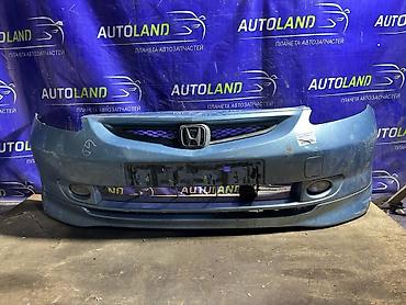фит туманка: Honda Fit (GD) 8 - Бампер Front (голубой) с юбкой.противотуманками — 1