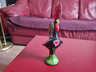 kvalitetna semena: Metalna figura petla – Portugal - Ručno oslikana metalna figura — 5