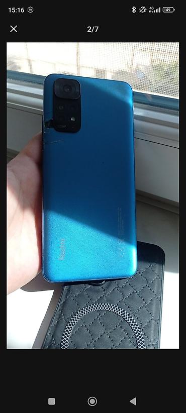 z flip 7: Xiaomi 128 GB, rəng - Mavi, 
 Qırıq, Barmaq izi, İki sim kartlı — 5