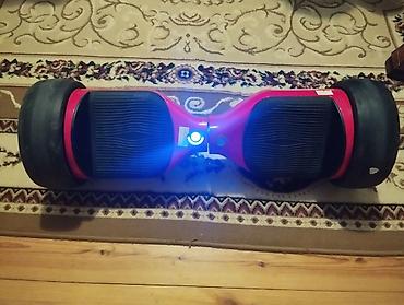 Elektrik nəqliyyatı: Elektrosamokat (hoverboard) – qırmızı rəngdə, iri təkərli model - — 1