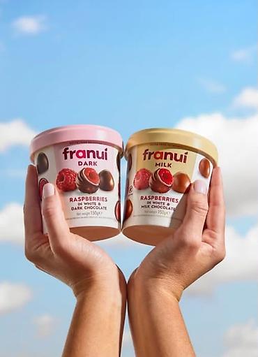 малинова: 🍓 Franuí — натуральная малина в двух видах шоколада! 🍫 Премиальный — 1