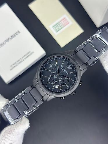 Наручные часы: Новый, Наручные часы, Emporio Armani, цвет - Черный — 3