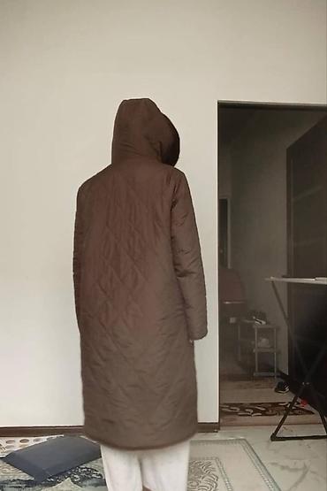 Айымдардын кийими: Шуба, Узун модель, Капюшону бар, 2XL — 4