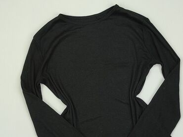 bluzki czarne długi rękaw: Блуза жіноча, M, стан - Ідеальний