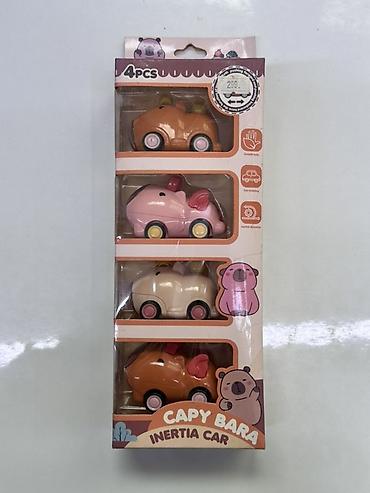 лапка антистрес: Набор игрушечных машинок Capy Bara Inertia Car — 4 шт. - Тип — 1