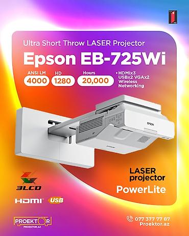 proyektor satışı: İşlənmiş Qısa fokuslu Proyektor Epson, Ödənişli çatdırılma — 1