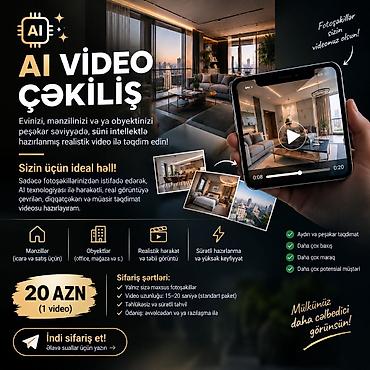 🏠 Mənzil və obyektləriniz üçün AI VİDEO ÇƏKİLİŞİ — cəmi 20 AZN! lalafo.az -da 🏠 Mənzil və obyektləriniz üçün AI VİDEO ÇƏKİLİŞİ — cəmi 20 AZN!